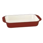 Cuisinart Chef's Classic 14 in. Enameled Cast Iron Roasting and Lasagna Pan, Cardinal Red thumbnail 1