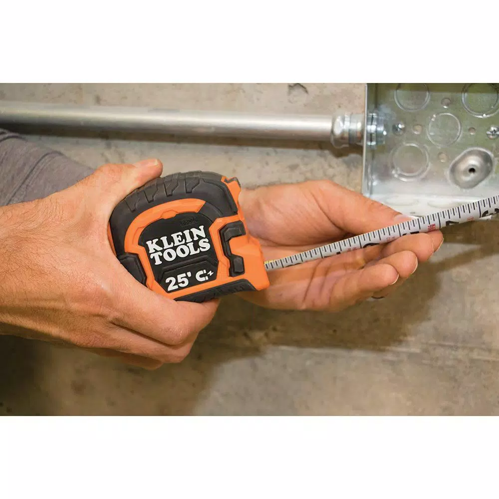Klein Tools 25 ft. Magnetic Tape Measure and ACCU-BEND Magnetic Level Kit (2-Piece)