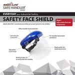 Bison Life Ratchet Headgear for Face Shields, High-Strength Thermoplastic, Blue thumbnail 4