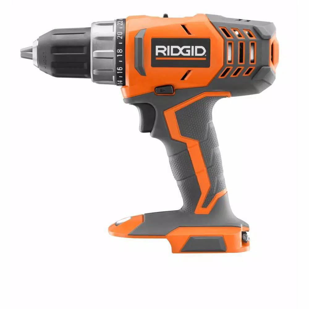 RIDGID 18V Cordless 1/2 in. Compact 2-Speed Drill/Driver Kit with 2 Ah Battery, Charger, and Tool Bag