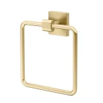 Gatco Elevate Hand Towel Holder - Brushed Brass Solid Brass thumbnail 1