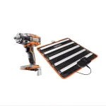 RIDGID 18V OCTANE Brushless 1/2 in. Impact Wrench and LED Mat Light Kit, Tool Only thumbnail 1