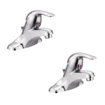 Moen Adler 4 in. Centerset Single-Handle Bathroom Faucet, Chrome (2-Pack) thumbnail 1