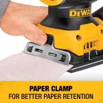 DEWALT DWE6411K 1/4 Sheet Palm Grip Corded Finishing Sander Kit with Contractor Bag thumbnail 4
