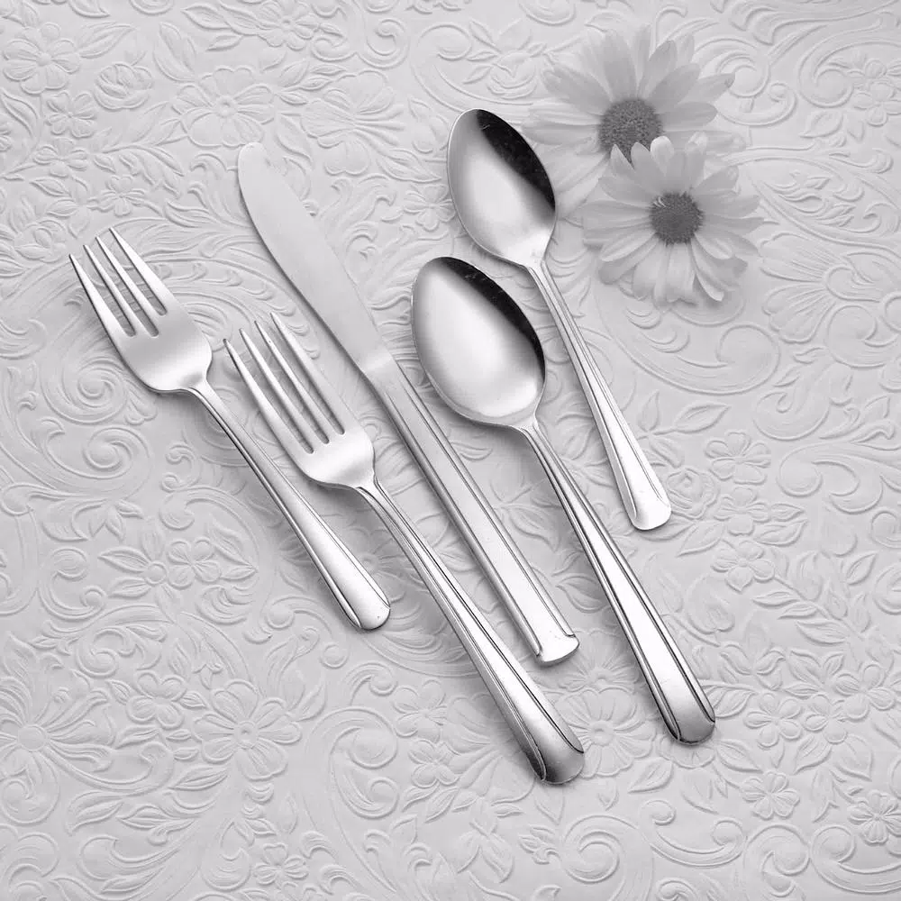 Oneida Dominion III 18/0 Stainless Steel Bouillon Spoons, 36-Piece Set