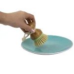 Home Basics Bliss Collection Bamboo Dishwashing Brush with Nylon Bristles thumbnail 3