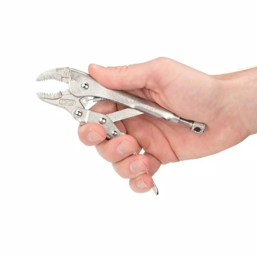 TEKTON 5 in. Curved Jaw Locking Pliers, 4-Pack