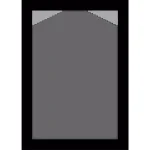 Pinnacle Black Wood Square Floater Picture Frame - Accommodates 8 x 8 or 5 x 5 inch Prints thumbnail 4