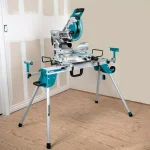 Makita 10 in. 15 Amp Dual-Bevel Sliding Compound Miter Saw with Laser and Folding Stand Kit thumbnail 13