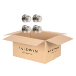 Baldwin Prestige Alcott Satin Nickel Privacy Door Knob (4-Pack) thumbnail 5