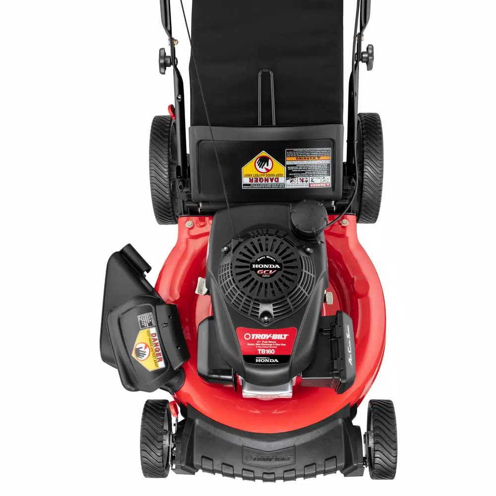 Troy-Bilt 21 in. Gas Push Mower with 160cc Honda Engine and TriAction Cutting System