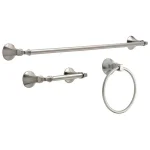 Delta Mandara 3-Piece Bath Hardware Set, SpotShield Brushed Nickel thumbnail 1
