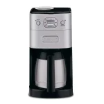 Cuisinart Grind and Brew 10-Cup Drip Coffee Maker with Thermal Carafe, Brushed Chrome thumbnail 1