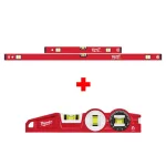 Milwaukee REDSTICK Magnetic Compact Box Level Set with 10 in. 360-Degree Locking Torpedo Level thumbnail 10