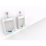 Alpine Industries Bubble Gum Flat Anti-Splash Urinal Screen (10-Pack) thumbnail 4