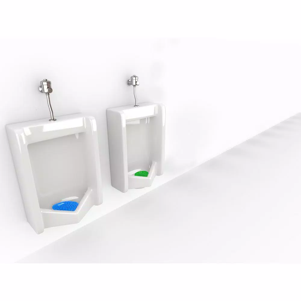 Alpine Industries Bubble Gum Flat Anti-Splash Urinal Screen (10-Pack)