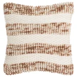Safavieh Looped & Weaved Striped Throw Pillow, 20 x 20 in., Eggshell Blend thumbnail 3