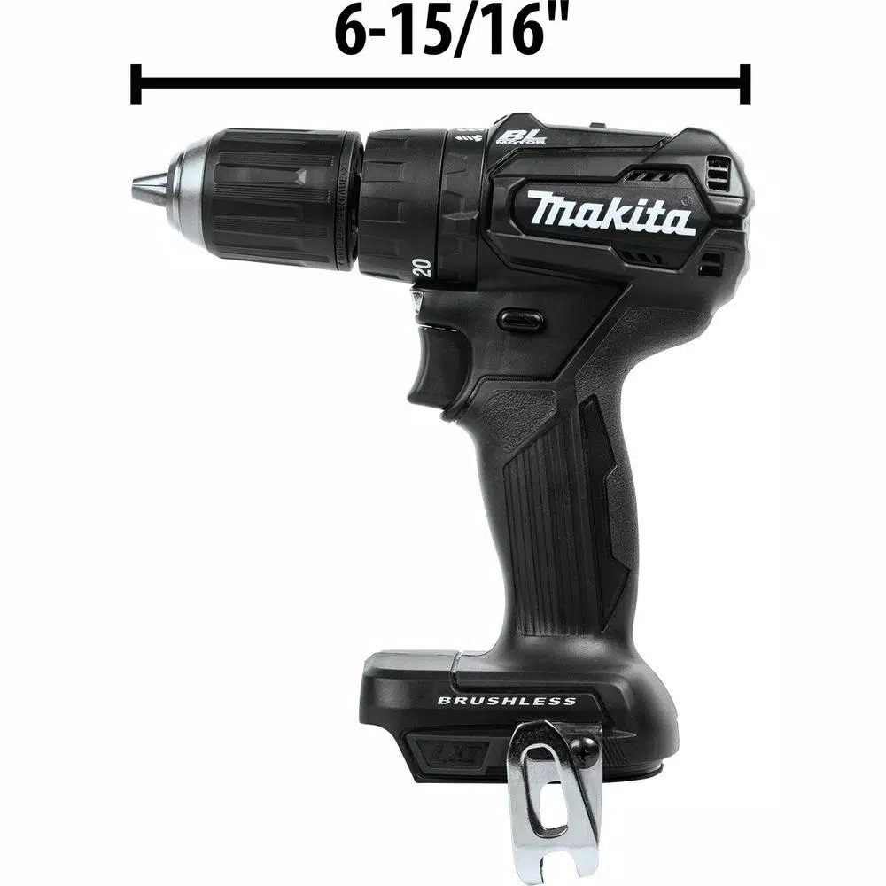 Makita 18V LXT Sub-Compact Brushless Cordless Combo Kit: Hammer Drill, Impact Wrench, Circular Saw & 5.0Ah Battery Pack