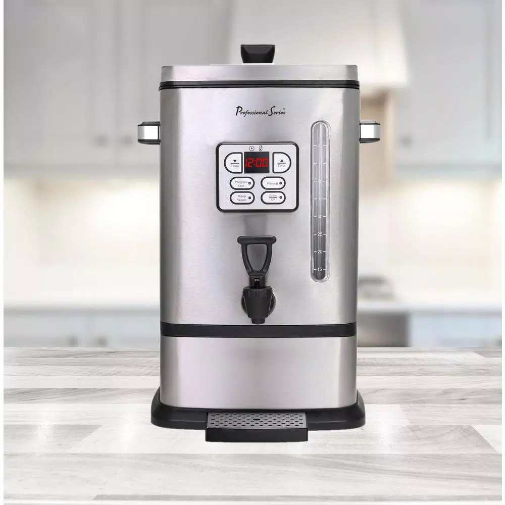 Professional Series 50-Cup Digital Coffee Urn, Stainless Steel