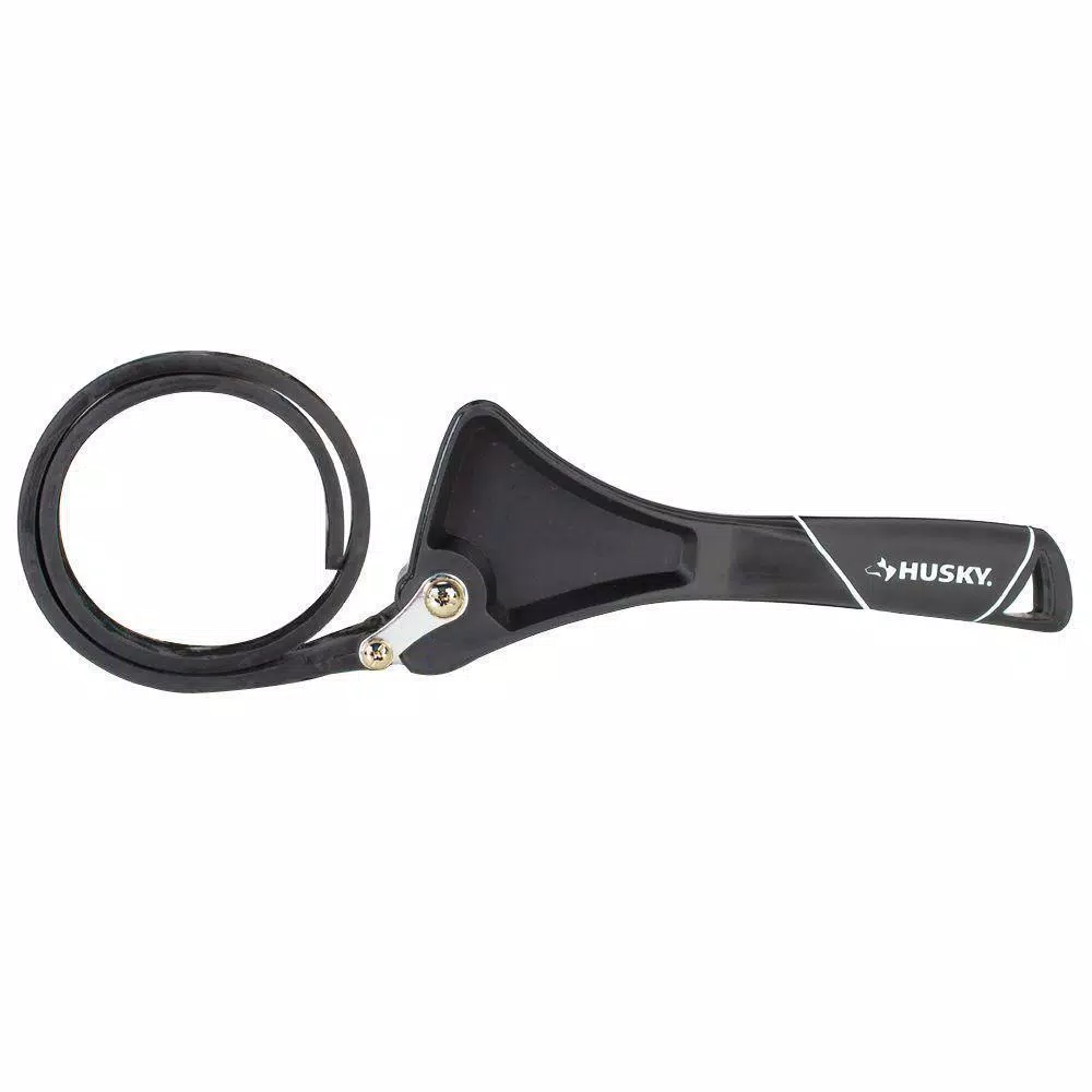 Husky 8 in. Strap Wrench with Non-Marring Rubber Strap
