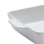Mason Craft & More 3-Piece White Ceramic Bakeware Set thumbnail 3