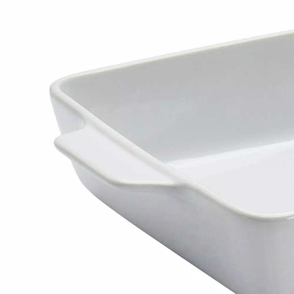 Mason Craft & More 3-Piece White Ceramic Bakeware Set