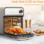 Geek Chef 12 Qt. Air Fryer Oven with Rotisserie, 1600W Multi-Function Countertop Oven with 16 Presets thumbnail 4