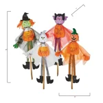 Worth Imports 60 in. Halloween Gauzy Witch Figures on Stakes, Set of 4 thumbnail 2