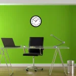 Westclox 14 in. Black Electric Wall Clock with Battery Backup thumbnail 1