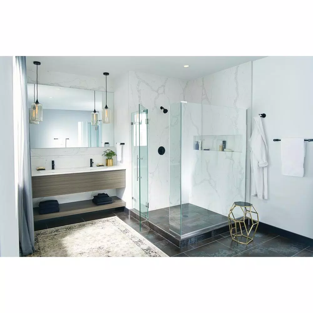 Moen Align 18 in. Single Towel Bar, Matte Black