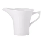 Oneida Lancaster Garden 6 oz. White Porcelain Creamers, Set of 36 thumbnail 1