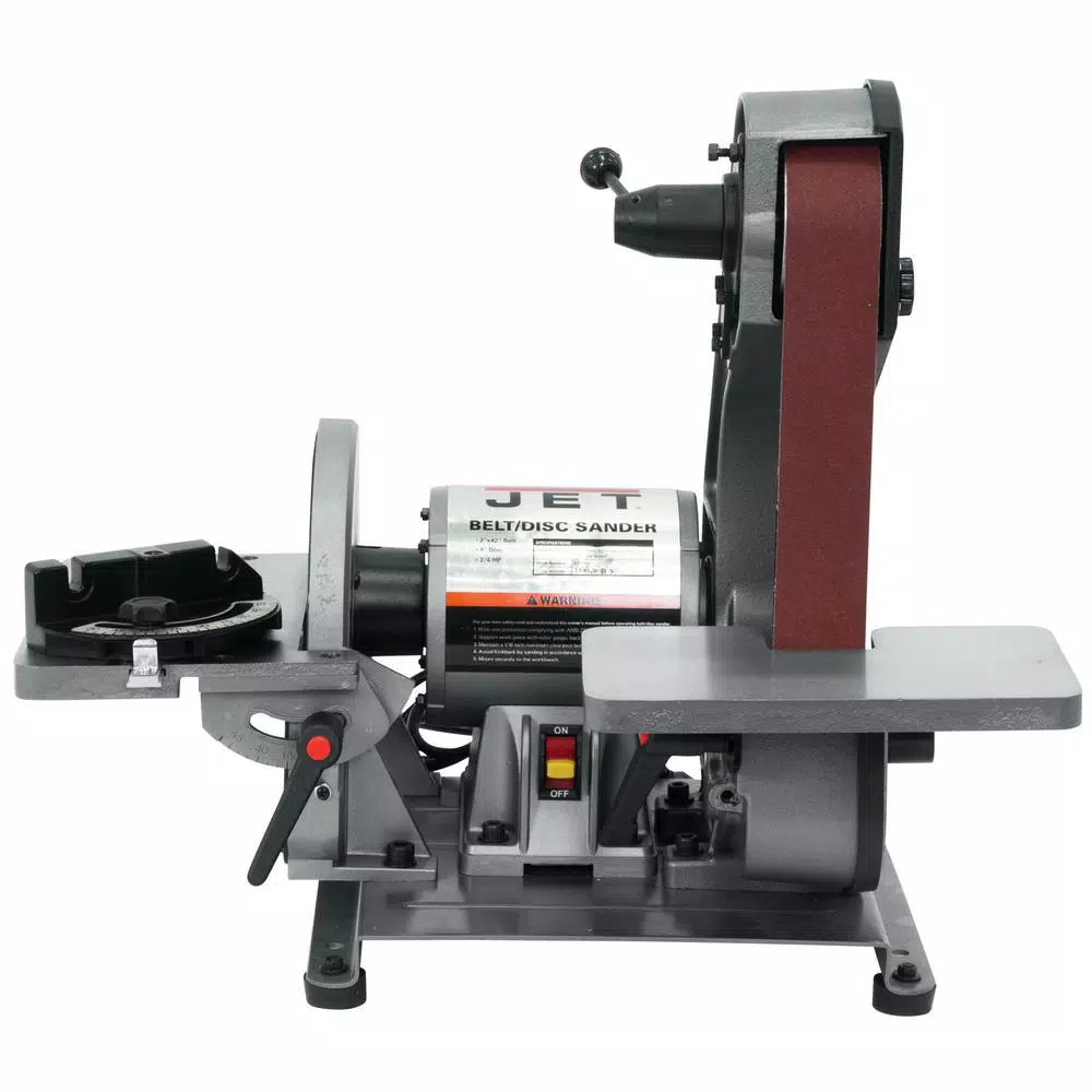 JET J-41002 3/4 HP Benchtop Belt and Disc Sander, 2 in. x 42 in. Belt, 8 in. Disc, 115V