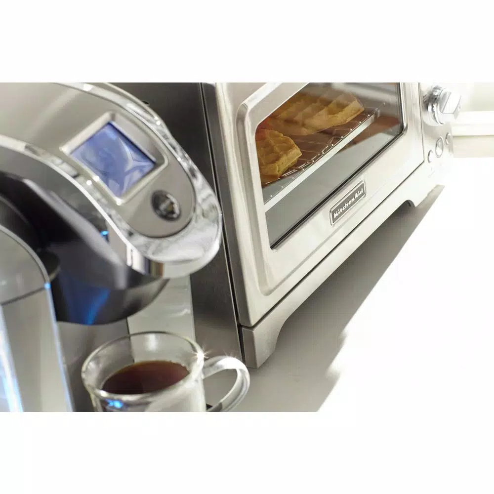 KitchenAid 12 in. Digital Countertop Convection Toaster Oven, 2000W, Stainless Steel