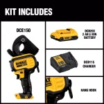DEWALT 20V MAX Cordless Cable Cutting Tool Kit with 2.0Ah Battery and Charger thumbnail 2