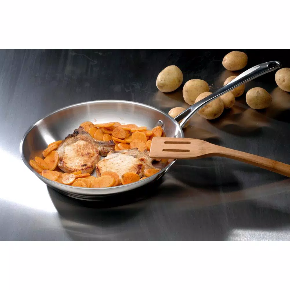 BergHOFF Copper Clad 2-Piece Stainless Steel Frying Pan Set, Polished Stainless Steel