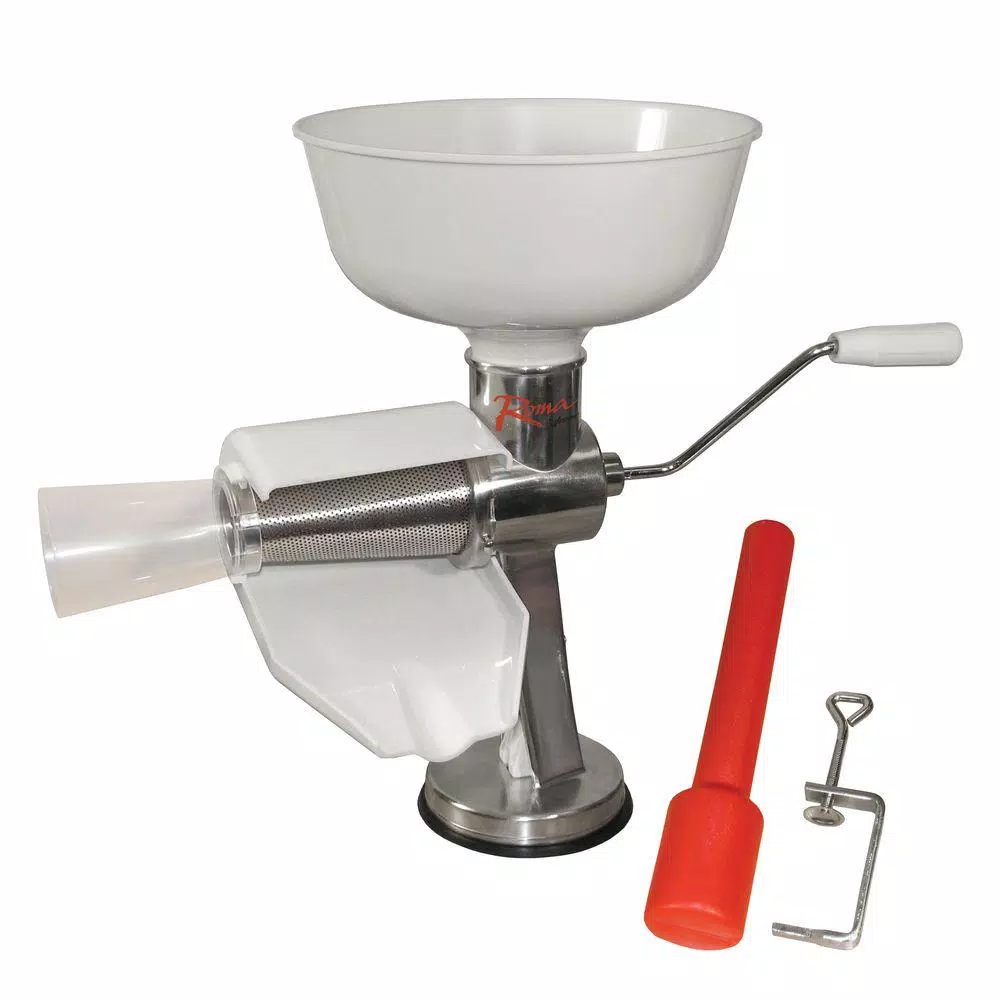 Weston Tomato Strainer and Fruit Press Sauce Maker with Stainless Steel Screen