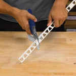 QEP Multi-Use Trim Shears with Miter Guide for Precision Angle Cuts thumbnail 2