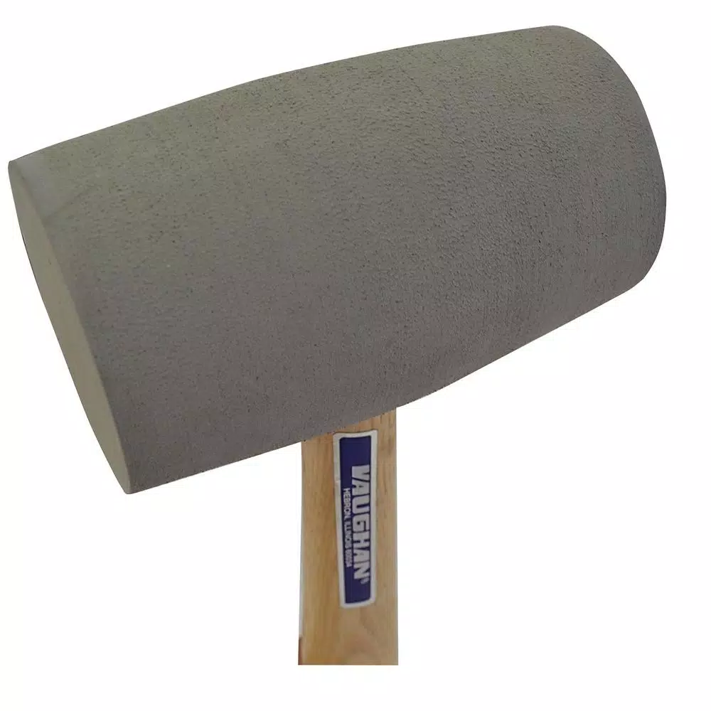 Vaughan RM18DB 18 oz. Non-Marring Rubber Dead Blow Mallet with Hickory Handle