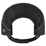 Skullerz 8955 Lightweight Vented Bump Cap Hat - Black Long Brim thumbnail 3