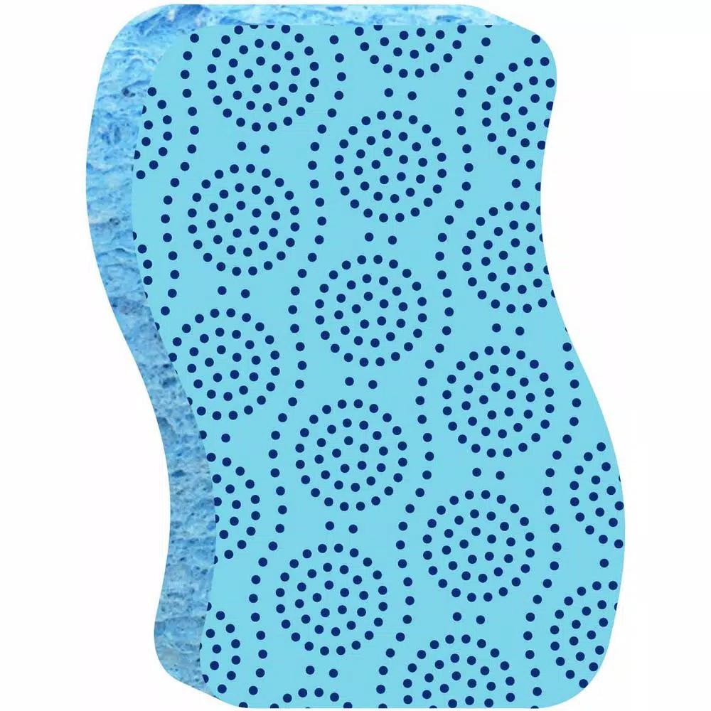 3M Scotch-Brite Scrub Dots Non-Scratch Scrub Sponge, Blue (6-Pack)