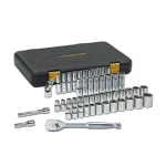 GearWrench 49-Piece 1/2 in. 120XP SAE/Metric Standard and Deep Socket Mechanics Tool Set thumbnail 1