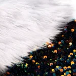 Glitzhome 21 in. Navy Blue Sequin Christmas Stocking with White Faux Fur Cuff (2-Pack) thumbnail 3