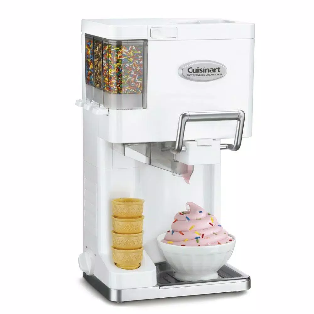 Cuisinart Mix-It-In 1.5 Qt. Soft Serve Ice Cream Maker, White