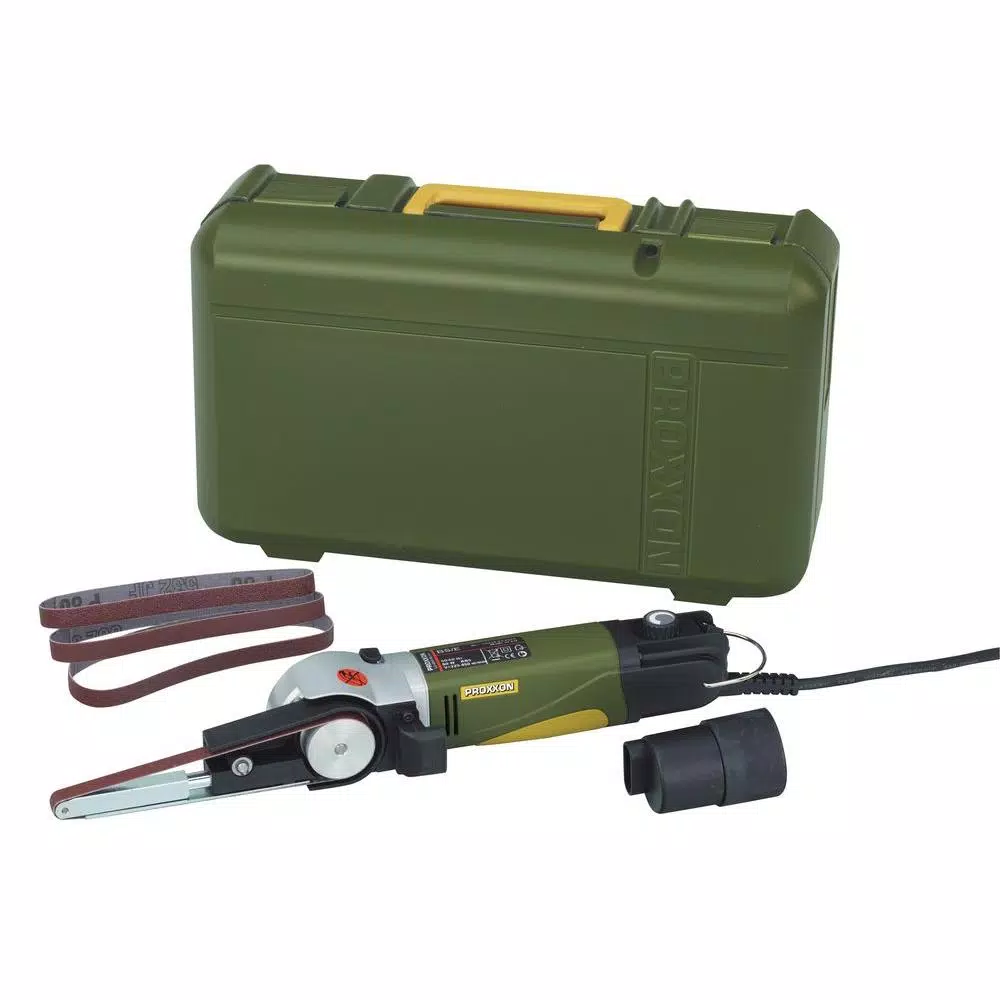 Proxxon BSL 115/E Belt Sander with Storage Case, Variable Speed for Modeling and Detail Sanding