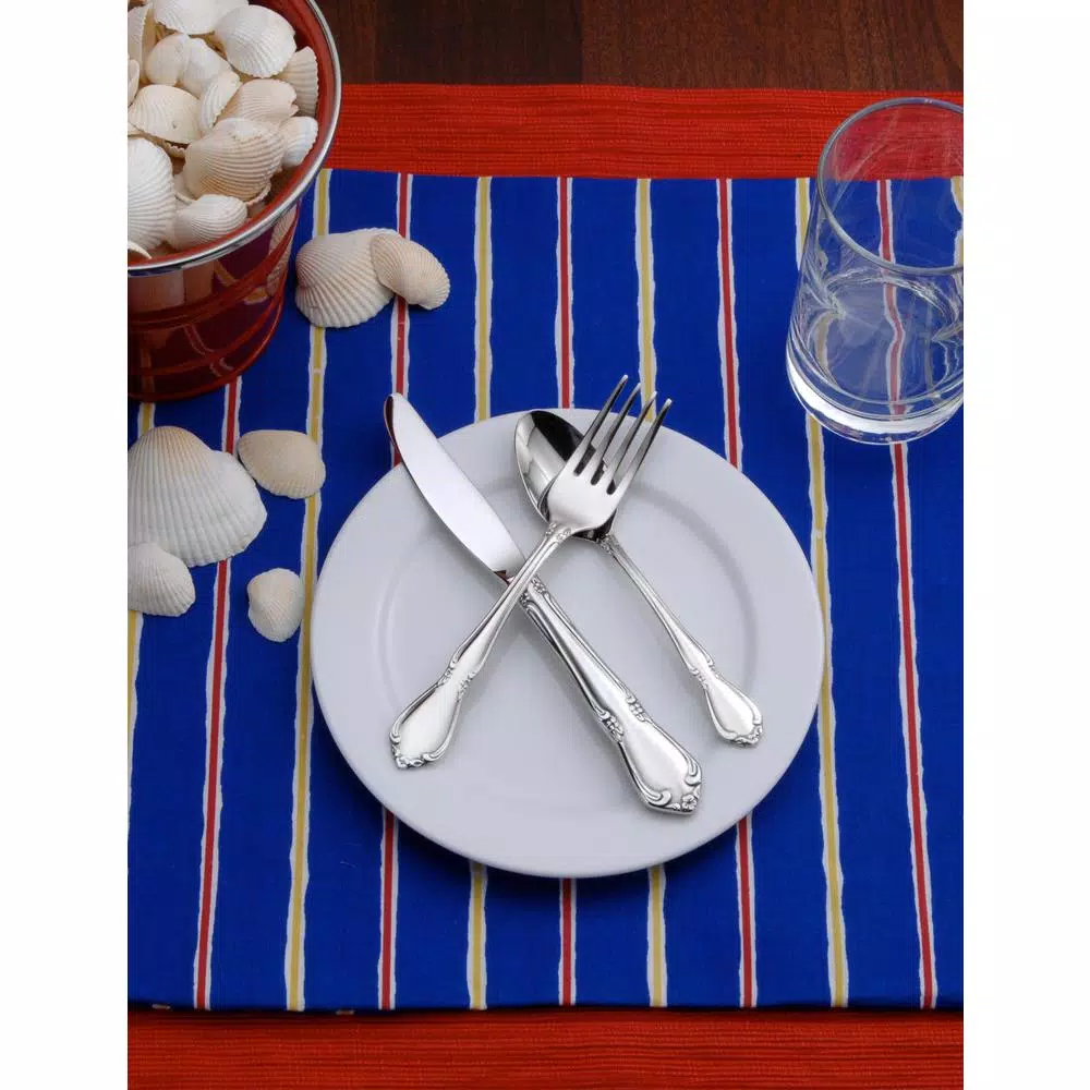 Oneida Chateau 18/8 Stainless Steel Tablespoons/Serving Spoons, Set of 12