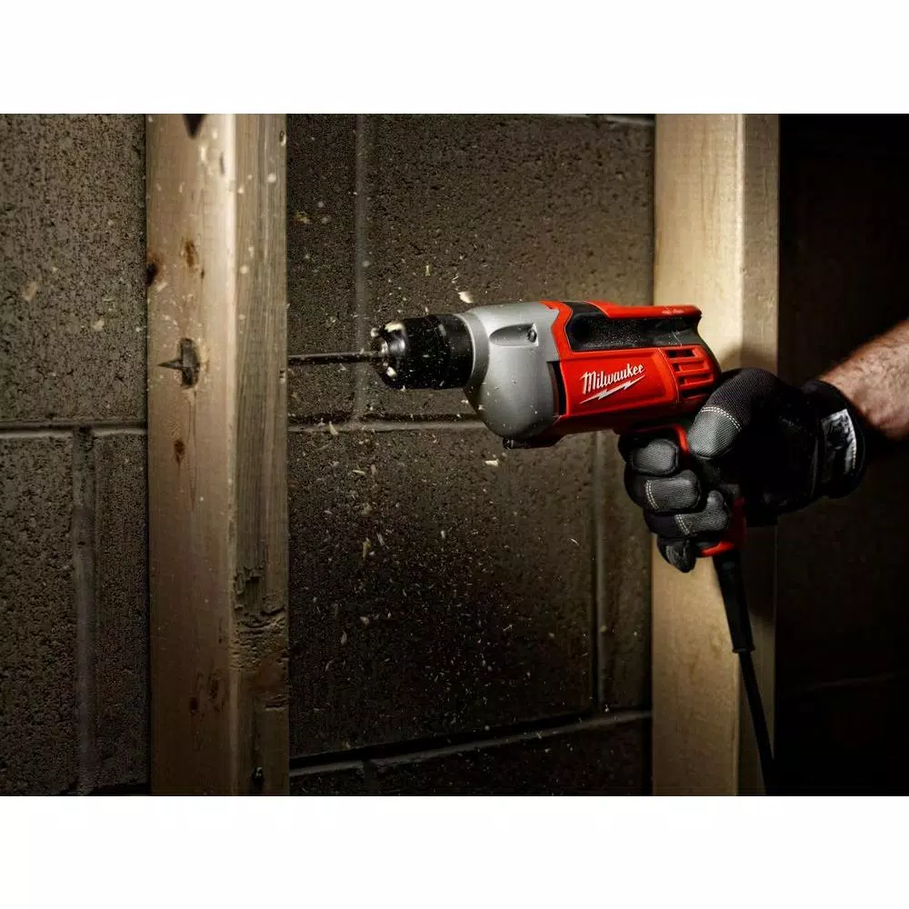 Milwaukee 3/8 in. 8 Amp Tradesman Corded Drill, 2800 RPM