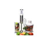 Ovente HS685 500W Immersion Hand Blender Set, 6-Speed Stainless Steel Stick Blender with Chopper, Whisk & Beaker thumbnail 1