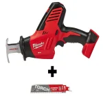 Milwaukee M18 18V Lithium-Ion Cordless Hackzall Reciprocating Saw with Carbide Metal Cutting Blade thumbnail 1