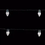 Home Accents Holiday Super Bright C9 LED Warm White Christmas String Lights, 50-Light Constant-On Set (Pack of 6) thumbnail 6
