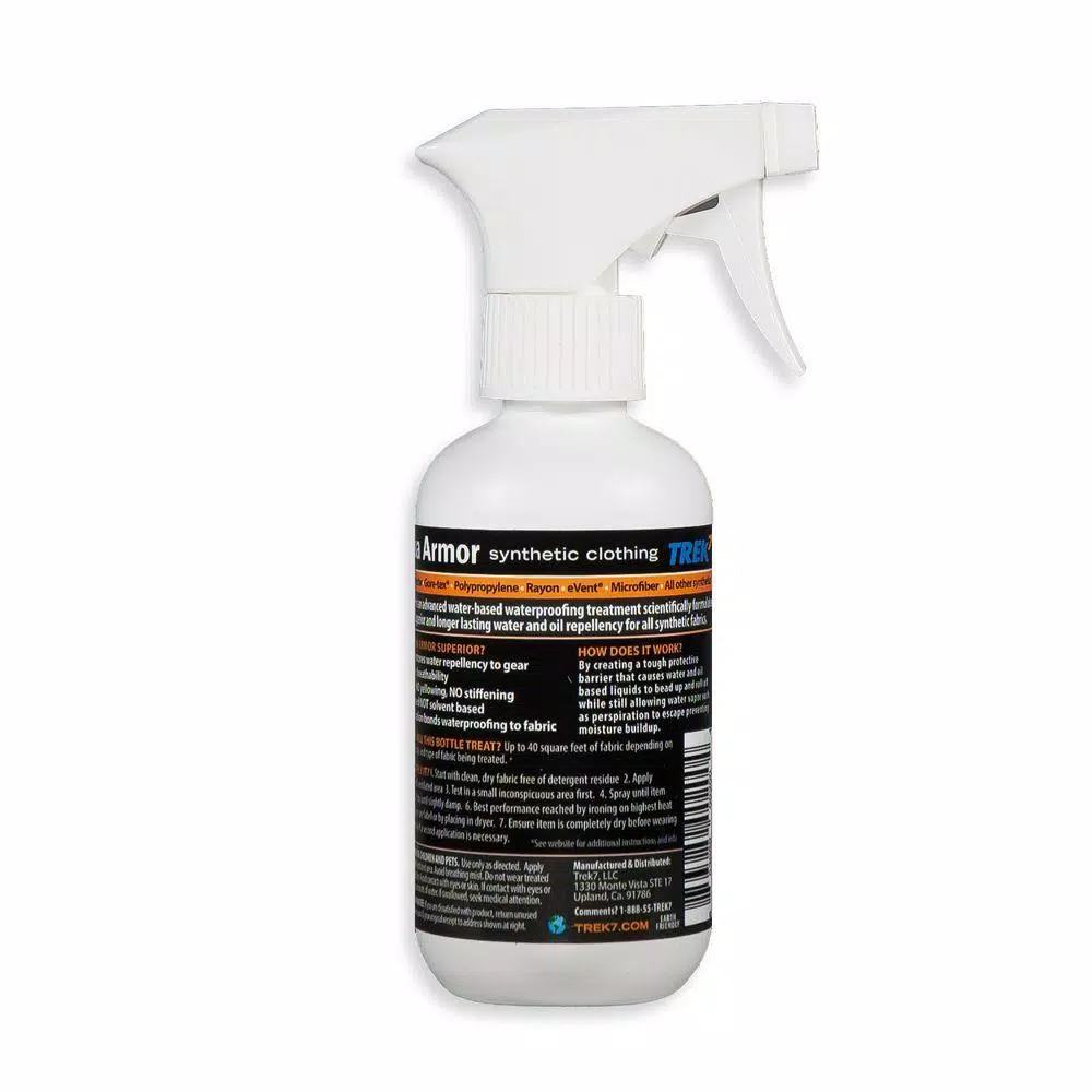 Trek7 Aqua Armor 8 oz. Fabric Waterproofing Spray for Synthetic Clothing